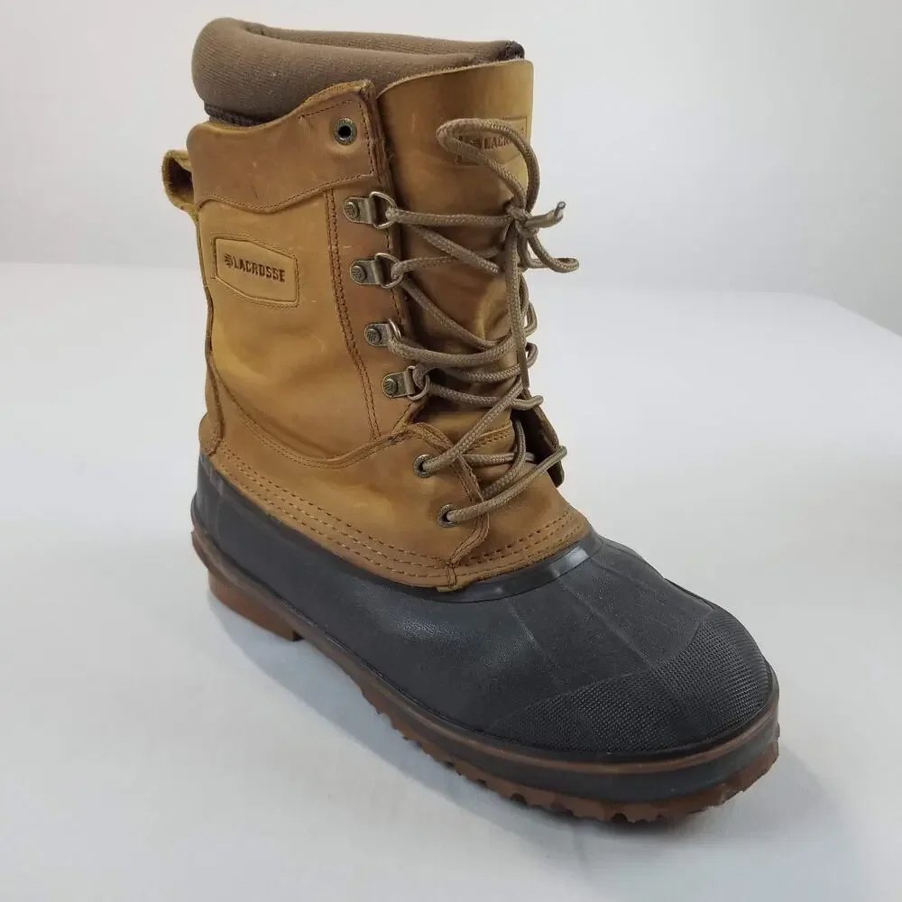 LaCrosse Ice King Boots Mens Size 9 Brown 10